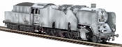 German Steam Locomotive BR 50 of the DRB Winter Camo Armour Plating